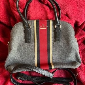 Kate Spade Gray and Black Handbag